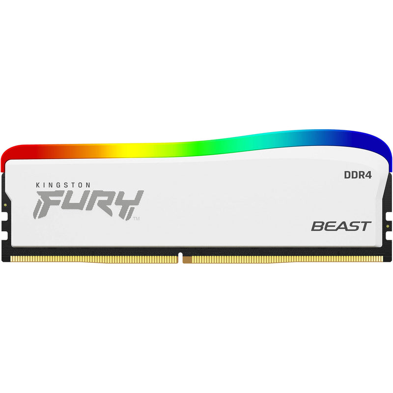 Kingston 16GB FURY Beast DDR4 RGB Special Edition RAM (White, 1 x 16GB)