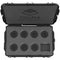 Foama Wheeled Hard Case with Foam Insert for Set of 7 Canon Sumire Prime Lenses (Black Insert)