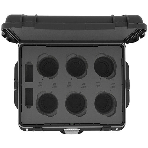 Foama Wheeled Hard Case for Set of Eight ARRI Signature Primes (Black Foam Insert)