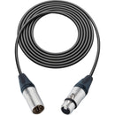 Sescom 5-Pin XLR Male to 5-Pin XLR Female Belden Star Quad Mic Cable (18")