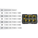 Foama Wheeled Hard Case for Set of Six Sigma Cine Lenses (Black Foam Insert)
