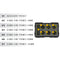 Foama Wheeled Hard Case for Set of Six Sigma Cine Lenses (Black Foam Insert)