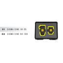 Foama Carry-On Hard Case for Set of Two Sigma Cine Lenses (Black Foam Insert)