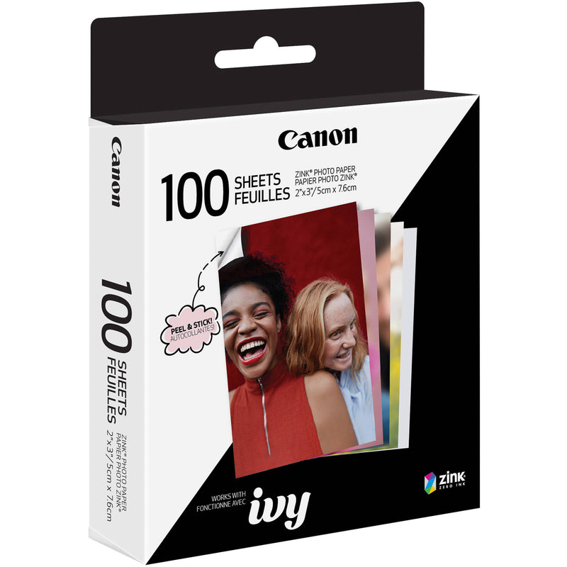 Canon ZINK 2 x 3" Photo Sticker Paper Pack (100 Sheets)