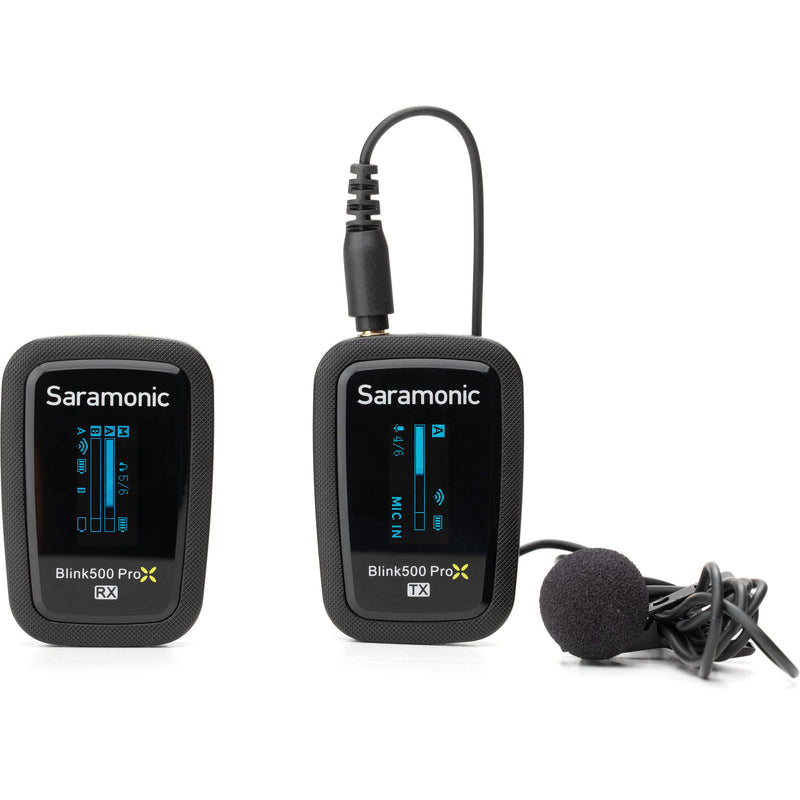 Saramonic Blink 500 ProX B1 Digital Camera-Mount Wireless Omni Lavalier Microphone System (Black, 2.4 GHz)