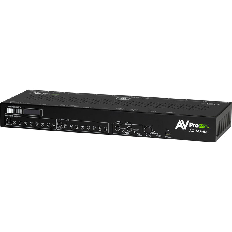 AVPro Edge AC-MX-82 8x2 HDMI 4K Matrix/Auto Switcher (Rackmount)