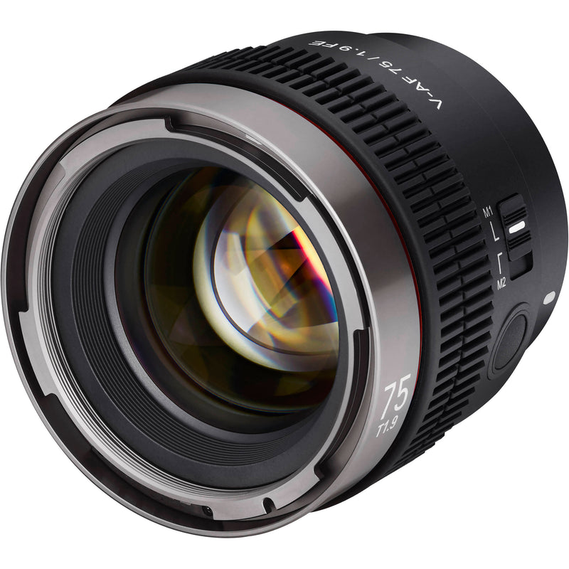 Rokinon Cine AF 75mm T1.9 FE Lens (E-Mount)