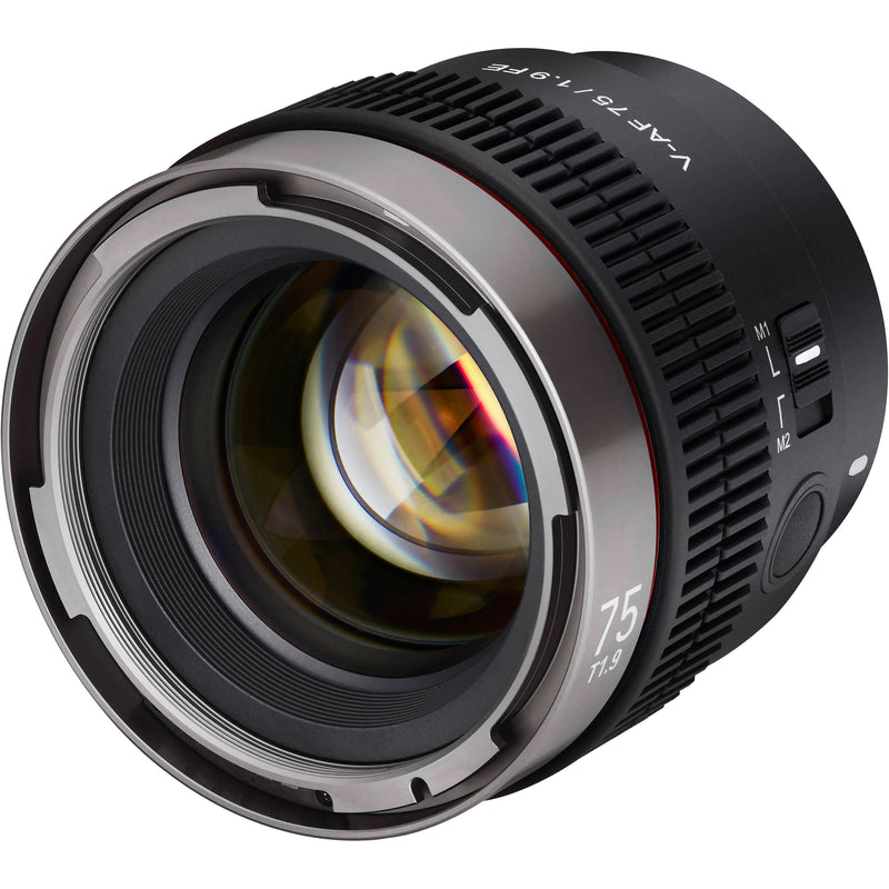 Samyang Cine V-AF 75mm T1.9 FE Lens (Sony E-Mount)