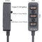 DigitalFoto Solution Limited 2-Pin LEMO 12V Output to D-Tap Power Splitter Cable (11.8")