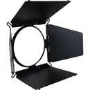 Litepanels 4-Leaf Rotating Barndoors for Studio X5 and X6 LED Fresnel Lights (12.7")