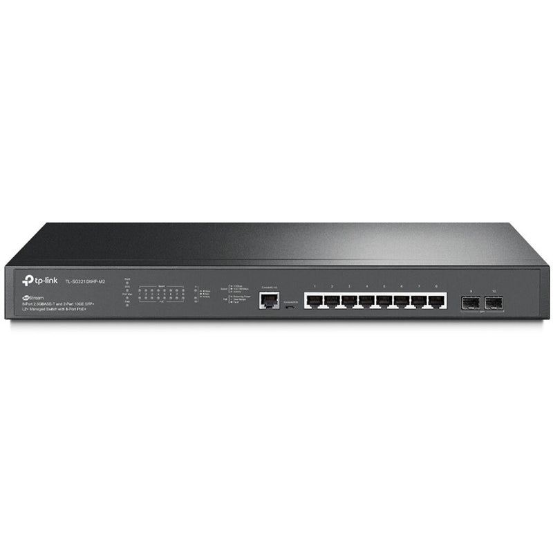 TP-Link JetStream TL-SG3210XHP-M2 8-Port 2.5G PoE+ Compliant Managed Network Switch with 10G SFP+