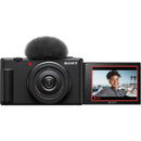 Sony ZV-1F Vlogging Camera with Vlogger Accessory Kit (Black)