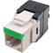Simply45 S45-3600W Cat 6/6a UTP 180 Degree Keystone Jack (White)