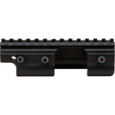SOUSA Optics 1-Piece Scope Mount for Ruger Mk I/II (Receiver Clamp Screws, Black Satin)