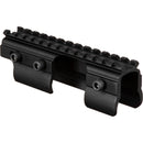 SOUSA Optics 1-Piece Scope Mount for Ruger Mk I/II (Receiver Clamp Screws, Black Satin)