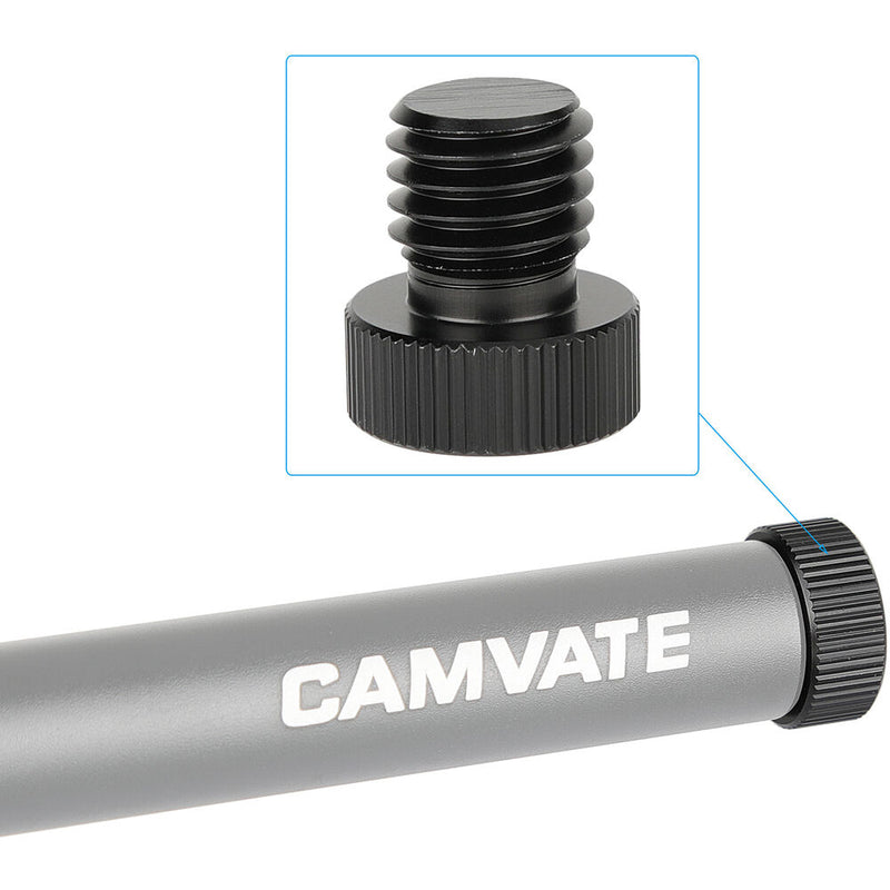 CAMVATE 15mm Rod Plug and Connector Set with M12 Threads (4-Pack)