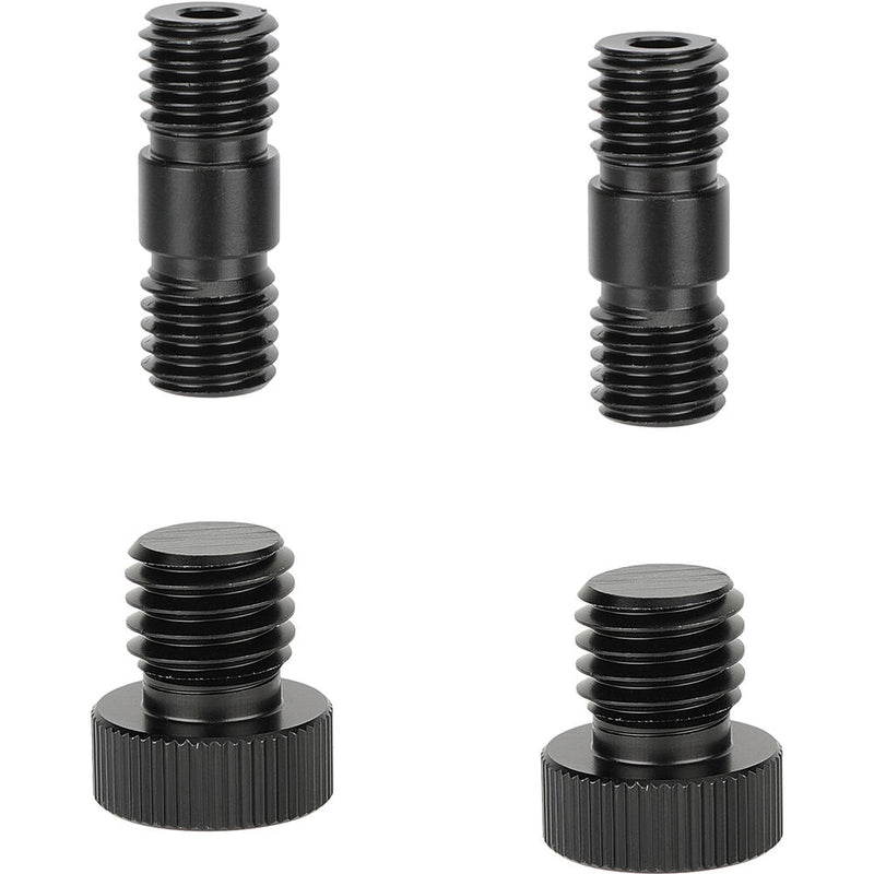 CAMVATE 15mm Rod Plug and Connector Set with M12 Threads (4-Pack)
