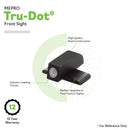 MEPROLIGHT LTD Tru-Dot Tritium Night Sight for Ruger LCR (Set - Green/Green)