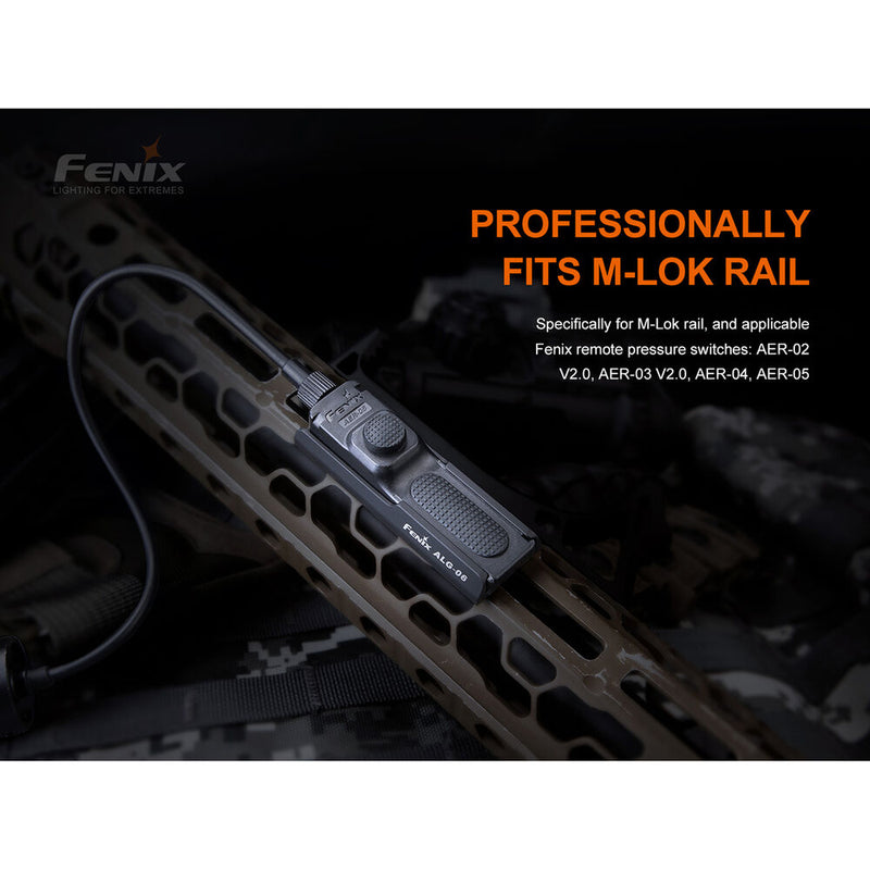 Fenix Flashlight ALG-06 Pressure Switch M-LOK Rail Mount (Clamshell Packaging)