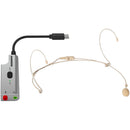 Samson DEU1 Headset Microphone Bundle with USB Adapter