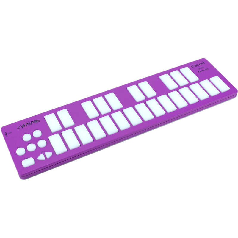 Keith McMillen Instruments K-Board-C Mini MPE MIDI Keyboard Controller (Orchid)