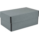 Archival Methods Hinged Lid Box (Gray, 12.5 x 7.5 x 5.4")