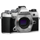 OM SYSTEM OM-5 Mirrorless Camera with 20mm f/1.4 Lens Kit (Silver)