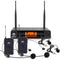 Nady DW-22 LTHM Digital Wireless Microphone System with 2 Headset Mics & 2 Lav Mics (902 to 951 MHz)