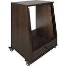 Gator Frameworks Elite Angled Studio Rack (Dark Walnut Brown)