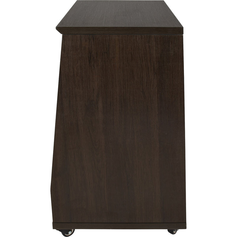 Gator Frameworks Elite Angled Studio Rack (Dark Walnut Brown)