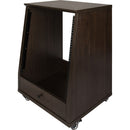 Gator Frameworks Elite Angled Studio Rack (Dark Walnut Brown)