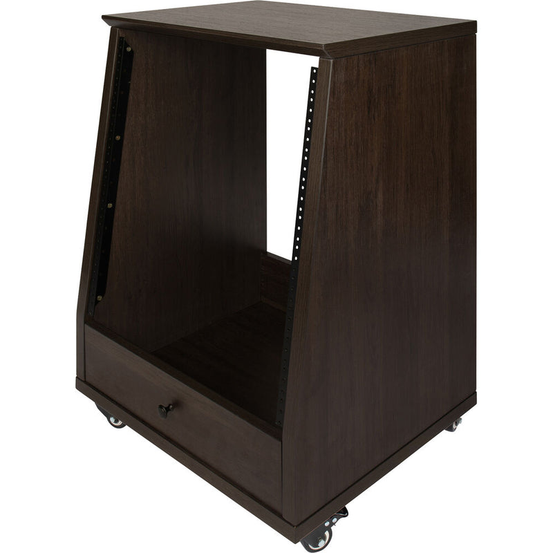 Gator Frameworks Elite Angled Studio Rack (Dark Walnut Brown)