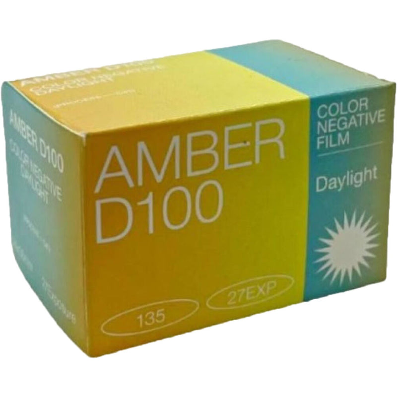 Amber 100D Color Negative Movie Film (35mm, 27 Exposures)