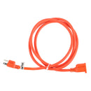 Watson AC Power Extension Cord (16 AWG, Orange, 15')