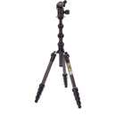 3 Legged Thing Legends Bucky Carbon Fiber Tripod with AirHed VU Ball Head Set (Matte Black)