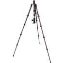 3 Legged Thing Legends Bucky Carbon Fiber Tripod with AirHed VU Ball Head Set (Matte Black)