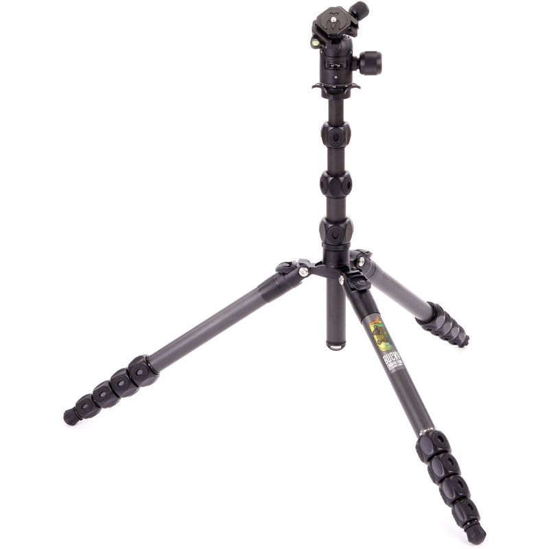 3 Legged Thing Legends Bucky Carbon Fiber Tripod with AirHed VU Ball Head Set (Matte Black)