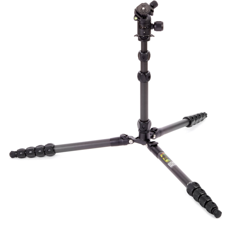 3 Legged Thing Legends Bucky Carbon Fiber Tripod with AirHed VU Ball Head Set (Matte Black)