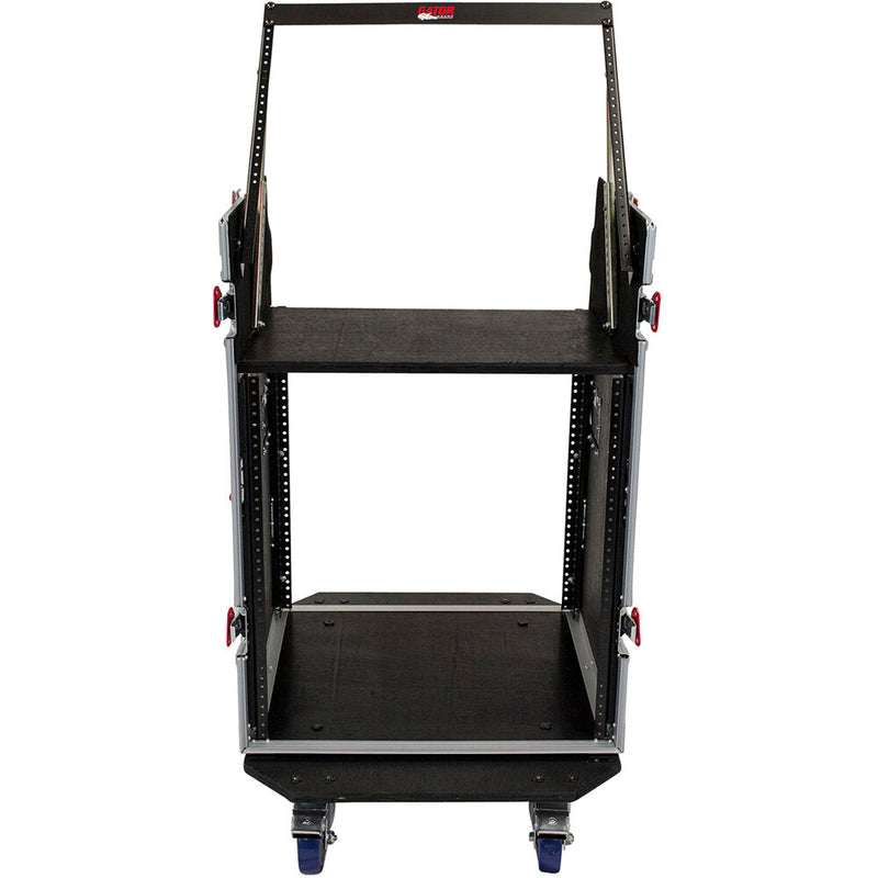 Gator G-TOUR 10X12 Pop-Up Console Rack Case with Casters
