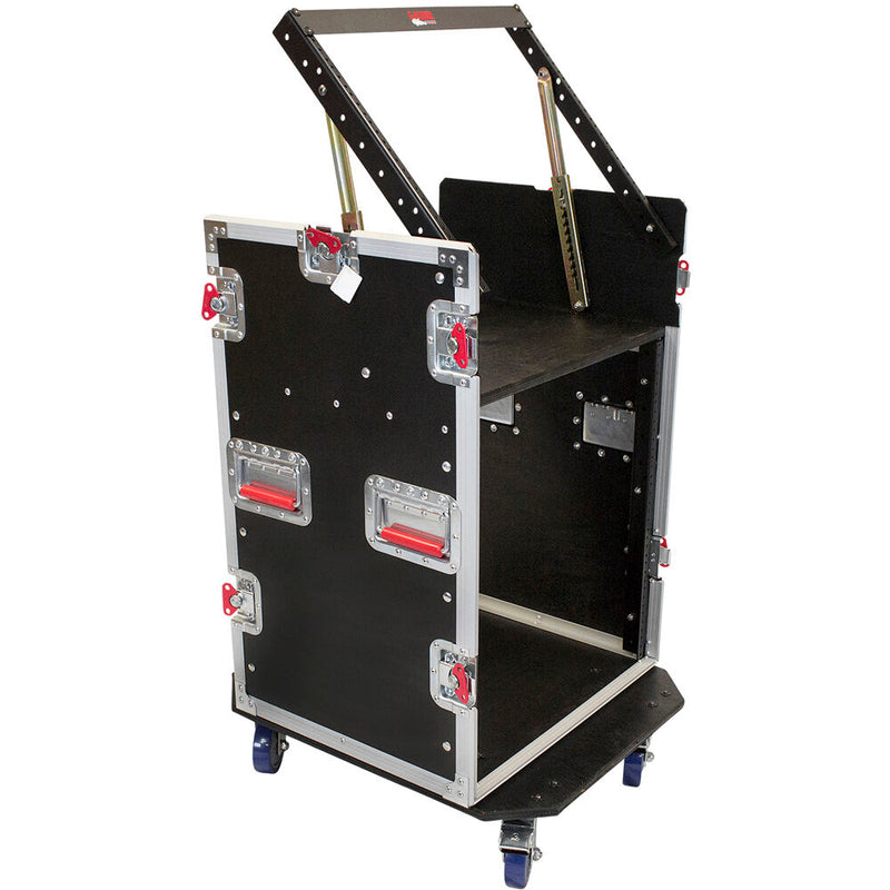 Gator G-TOUR 10X12 Pop-Up Console Rack Case with Casters