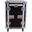 Gator G-TOUR 10X12 Pop-Up Console Rack Case with Casters