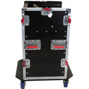 Gator G-TOUR 10X12 Pop-Up Console Rack Case with Casters