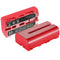 Neewer 2600mAh F550 Dual-Battery and USB Charger Set (Red)