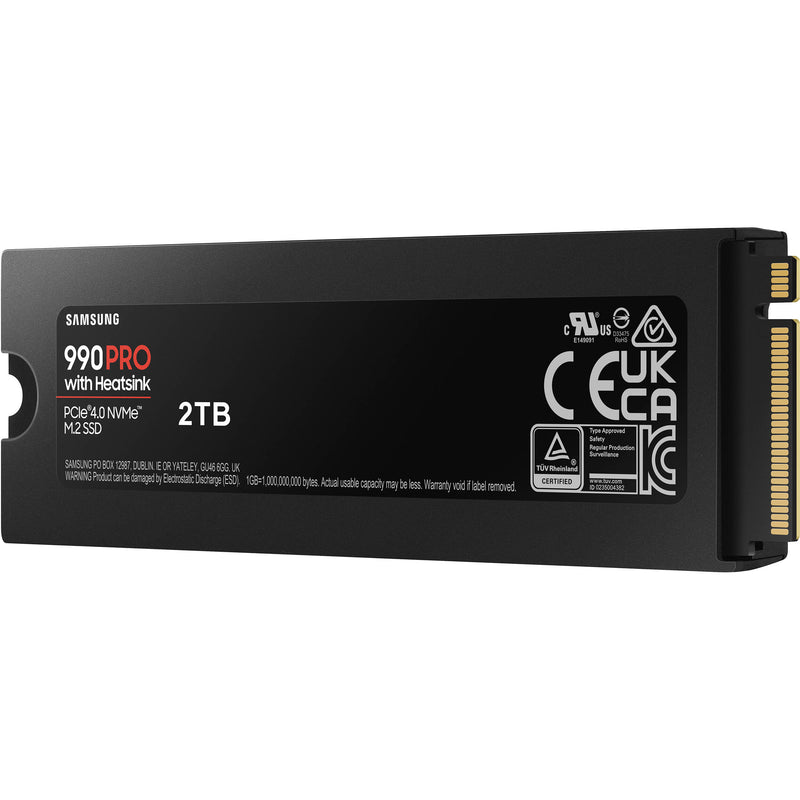 Samsung 2TB 990 PRO PCIe 4.0 x4 M.2 Internal SSD with Heatsink