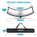 Neewer Small Clamshell Light Reflector/Diffuser with Carry Bag (39 x 18")