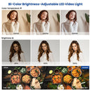 Neewer Bi-Color Video LED 2-Light Kit with Stands