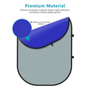 Neewer Collapsible Backdrop Double Sided Pop Out Twist (5 x 7', Blue / Gray)
