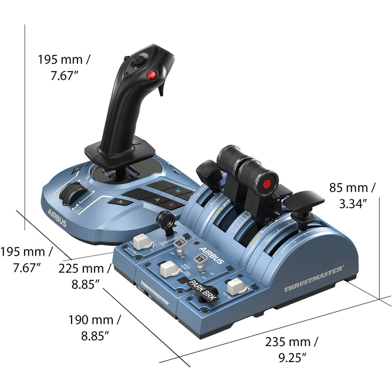 Thrustmaster TCA Captain Pack X Airbus Edition Sidestick and Quadrant for Xbox Series X|S & PC