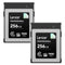 Lexar 256GB Professional CFexpress Type B Card DIAMOND Series (2-Pack)