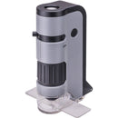 Carson MicroFlip MP-250 100-250x Pocket Microscope with 24 Slides Kit